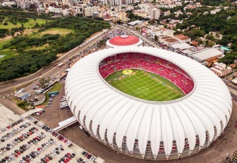 Clima quente pras bandas do Beira Rio. Foto: Omar Freitas / Agencia RBS