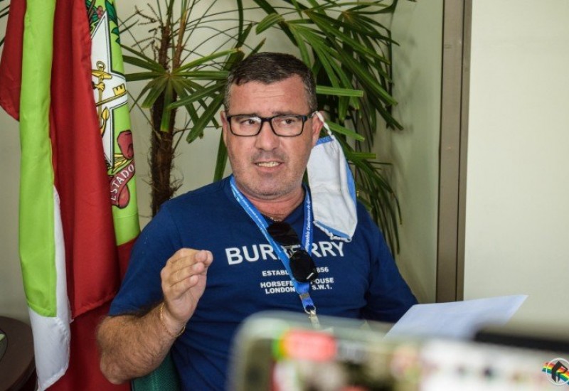 Melo atribui a falta de água à forte estiagem que atinge a região e já dura mais de mes (foto Cristian Lösch/Peperi)