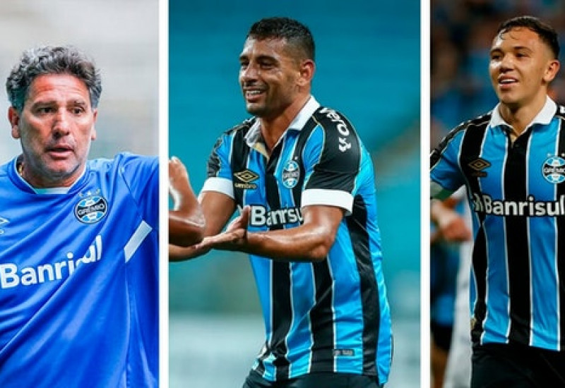Renato faz mistério da escalação gremista. Diego Souza e Pepê concentraram, mas são dúvidas