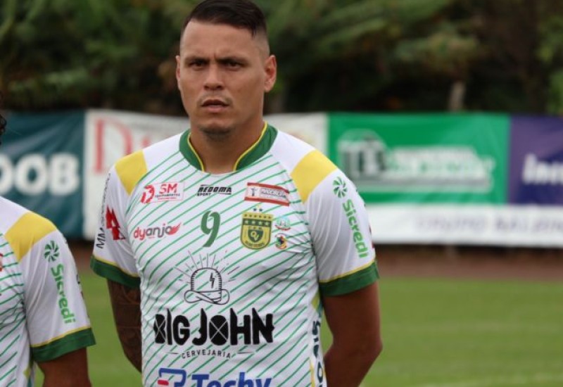 Eric, ´do Ouro Verde, com 12 gols é o goleador da Fase Oeste (Foto: Ricardo Orso/Progresso FM)